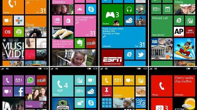 Windows Phone 8 ist technologisch eng mit dem eigentlichen Windows-System verbunden. Foto: Microsoft