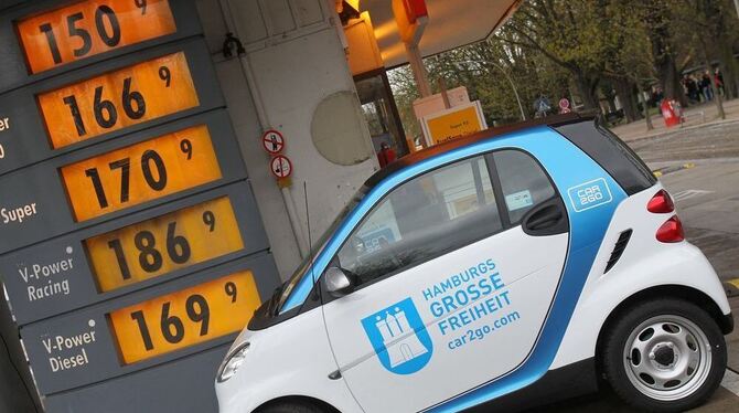 Längst hat auch die Autoindustrie Carsharing als Geschäftsfeld entdeckt. Im Bild ein Smart von car2go.