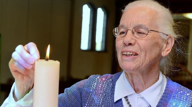 Sie war Mesnerin mit Leib und Seele: Erika Fink scheidet nach zwanzig Jahren altershalber aus dem Kirchendienst aus.