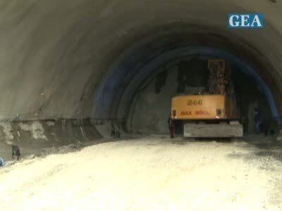 Tunnelanschlag für den Scheibengipfeltunnel