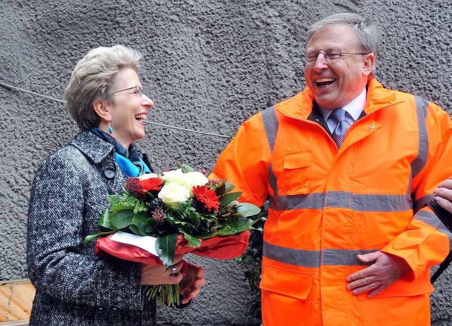 Tunnelanschlag für den Scheibengipfeltunnel