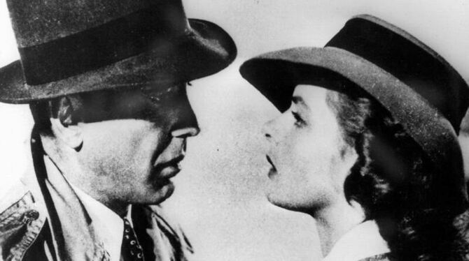 Humphrey Bogart als Rick und Ingrid Bergman als Ilsa in dem Filmklassiker »Casablanca« (1942).