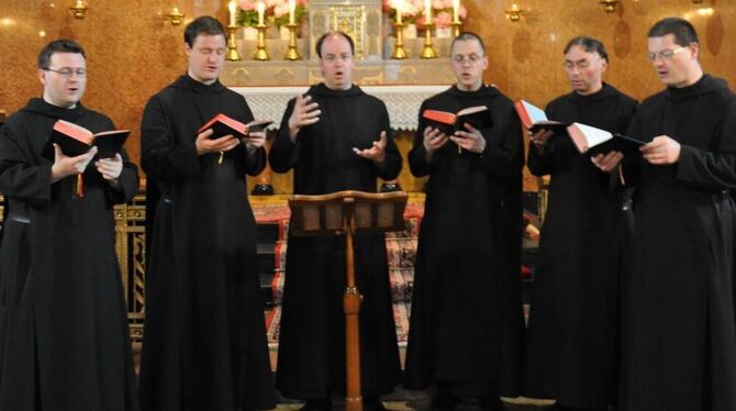 Zum  Konzert nach Mariaberg kommt die »Beuroner Schola« mit gregorianischen Gesängen. FOTO: PR