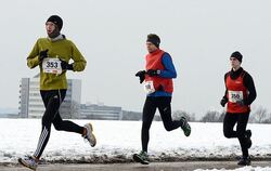 Flott unterwegs trotz der Kälte.