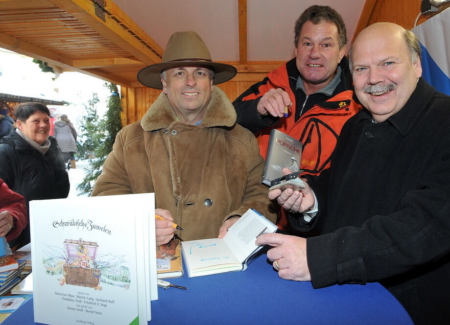 GEA Leser helfen Weihnachtsmarkt Gerhard Raff Gunter Haug 2012