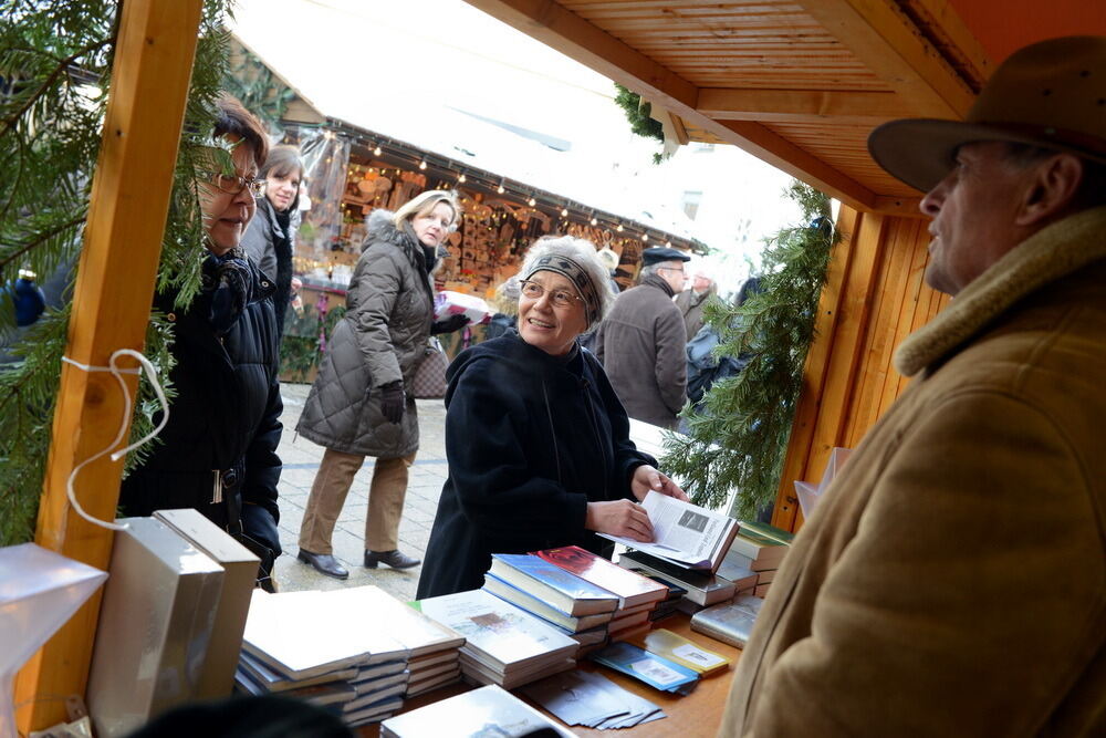 GEA Leser helfen Weihnachtsmarkt Gerhard Raff Gunter Haug 2012