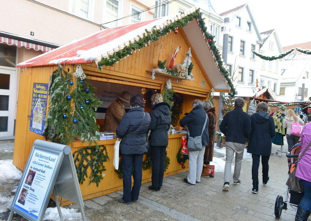 GEA Leser helfen Weihnachtsmarkt Gerhard Raff Gunter Haug 2012