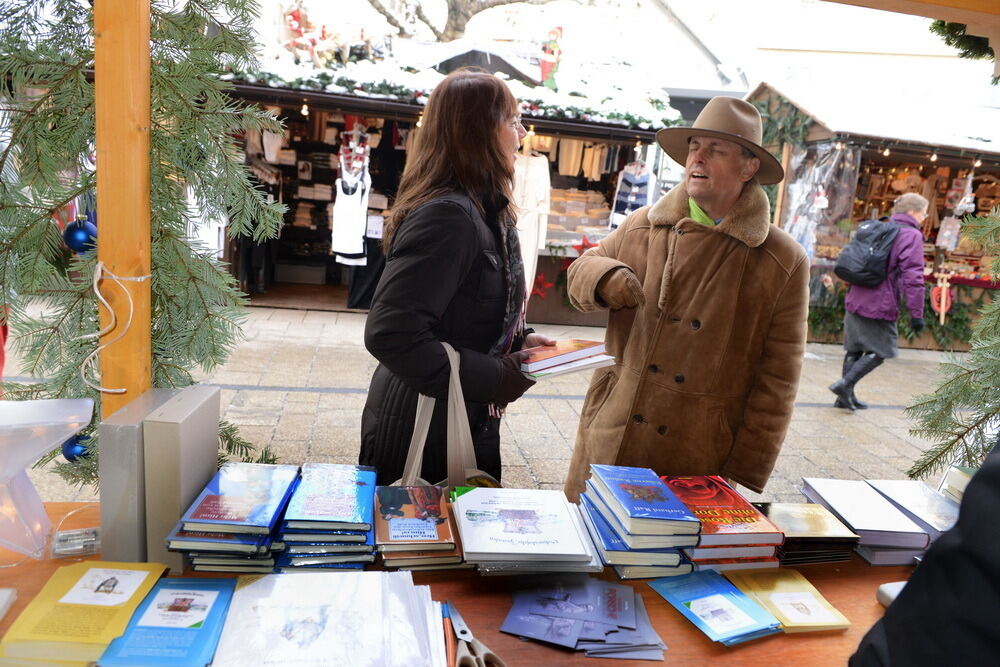 GEA Leser helfen Weihnachtsmarkt Gerhard Raff Gunter Haug 2012