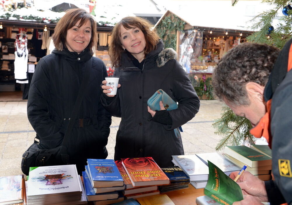 GEA Leser helfen Weihnachtsmarkt Gerhard Raff Gunter Haug 2012