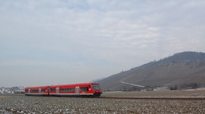 Auch für die erfolgreiche Ermstalbahn, hier am Neuhäuser Hofbühl und Metzinger Weinberg unterwegs, könnten im Jahr 2013 die Weic