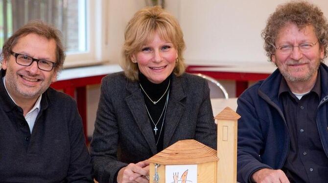 Vorfreude auf Vesperkirche (von links): Peter Heilemann, Anke Eckold und Christoph Cless sind Teil des Leitungsteams.  FOTO: SCH