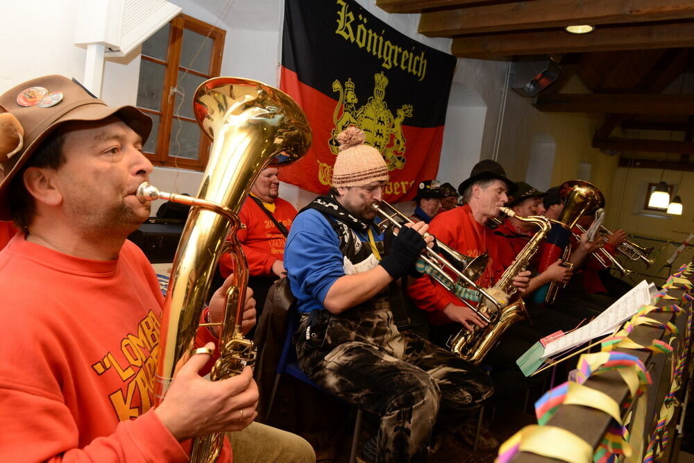 Verleihung »Goldene Saubloder« an Peter Schneider in der Wimsener Mühle Januar 2013