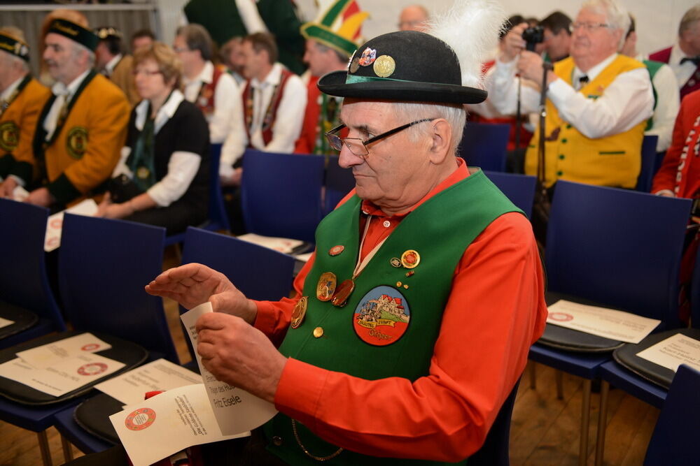 Verleihung »Goldene Saubloder« an Peter Schneider in der Wimsener Mühle Januar 2013