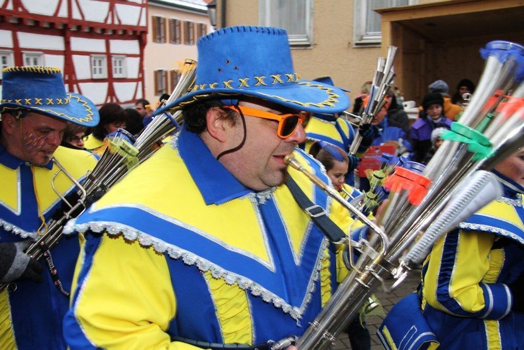 Fasnetsumzug Hungerberghexen Münsingen Januar 2013