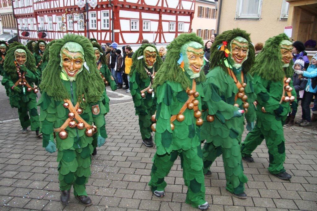 Fasnetsumzug Hungerberghexen Münsingen Januar 2013