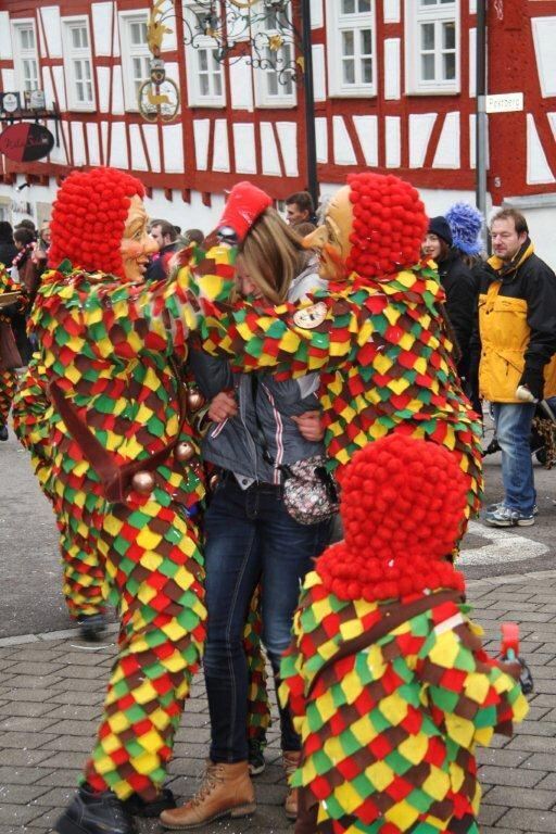 Fasnetsumzug Hungerberghexen Münsingen Januar 2013