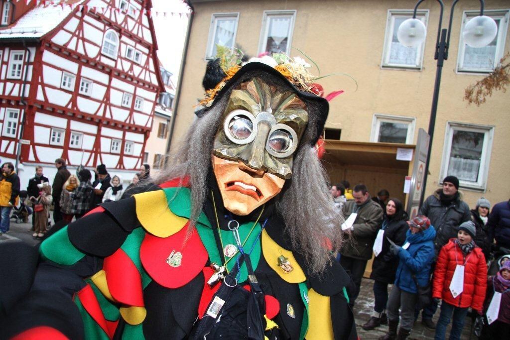 Fasnetsumzug Hungerberghexen Münsingen Januar 2013