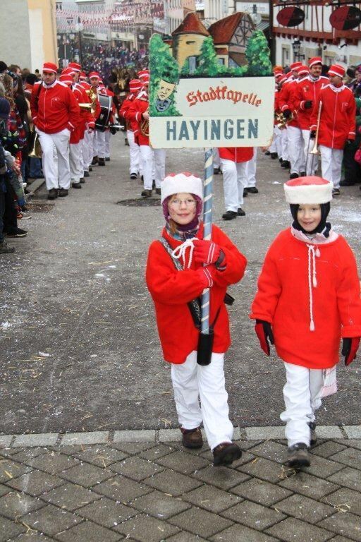 Fasnetsumzug Hungerberghexen Münsingen Januar 2013