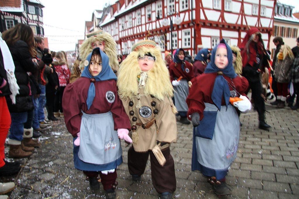 Fasnetsumzug Hungerberghexen Münsingen Januar 2013