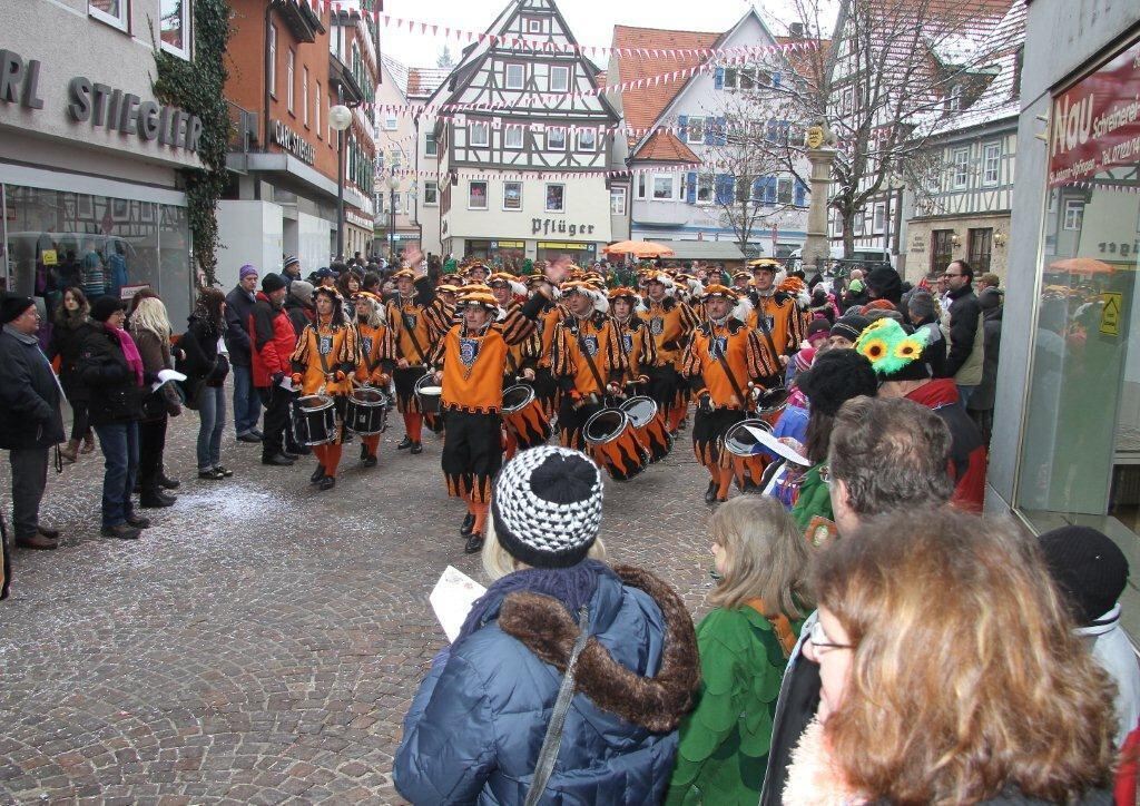 Fasnetsumzug Hungerberghexen Münsingen Januar 2013