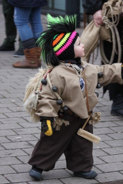 Fasnetsumzug Hungerberghexen Münsingen Januar 2013