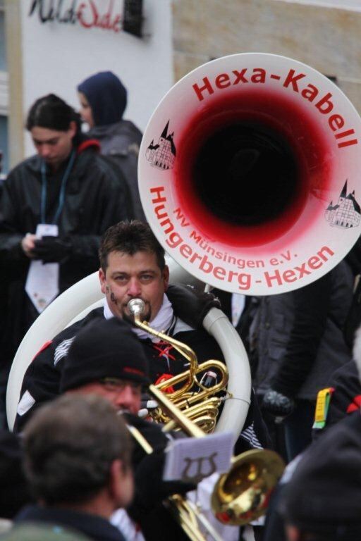 Fasnetsumzug Hungerberghexen Münsingen Januar 2013