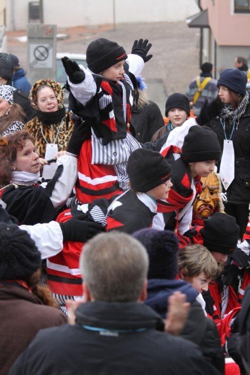 Fasnetsumzug Hungerberghexen Münsingen Januar 2013