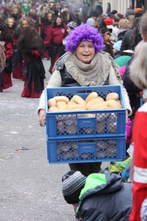 Fasnetsumzug Hungerberghexen Münsingen Januar 2013