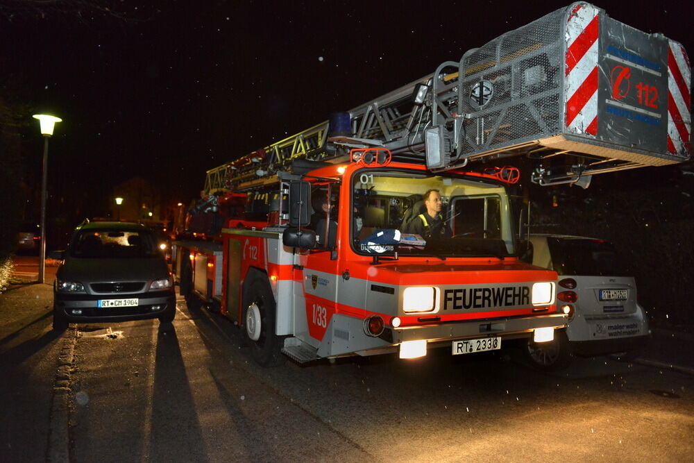 Feuerwehr Reutlingen befährt Engstellen