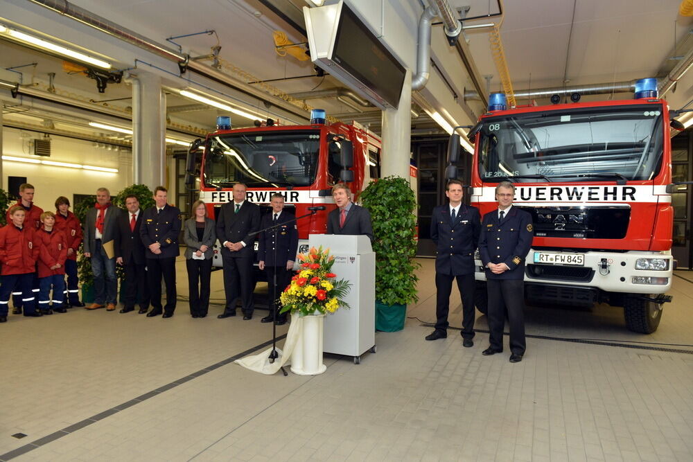 Feuerwehr Reutlingen befährt Engstellen