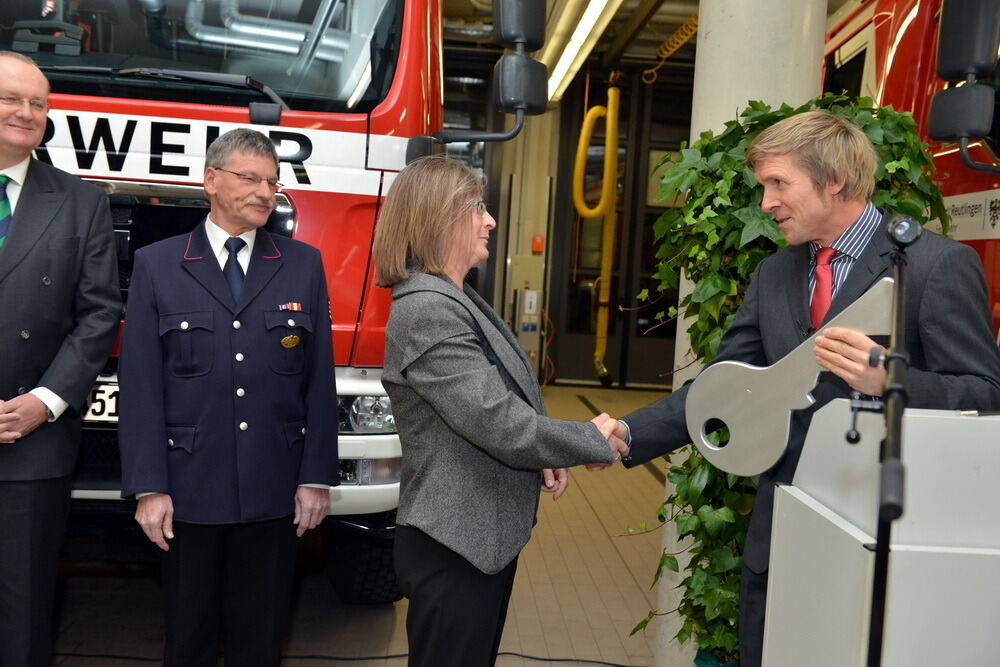 Feuerwehr Reutlingen befährt Engstellen