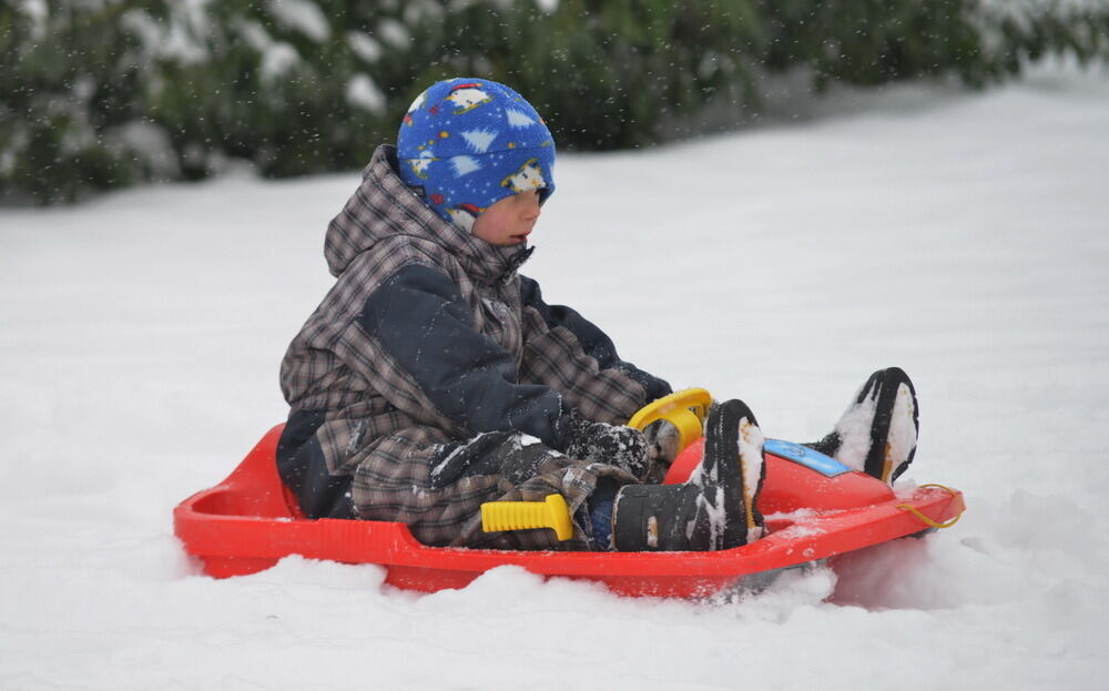 Schnee und Winterfreuden in Reutlingen Januar 2013