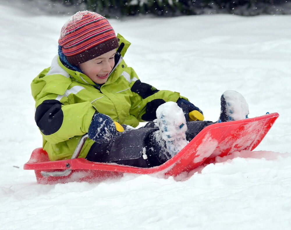 Schnee und Winterfreuden in Reutlingen Januar 2013