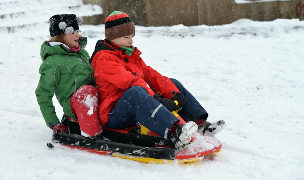 Schnee und Winterfreuden in Reutlingen Januar 2013