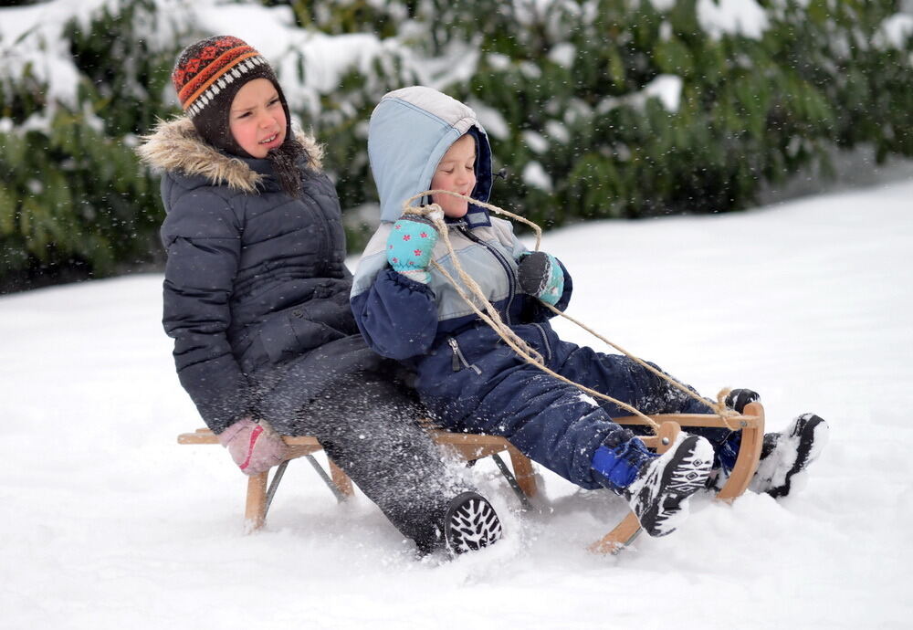 Schnee und Winterfreuden in Reutlingen Januar 2013