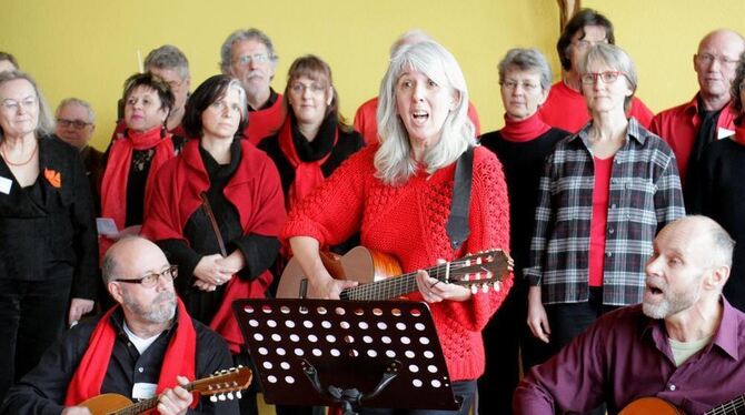 Sorgte für den musikalischen Rahmen: der Chor Zwischentöne.