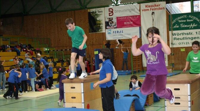 Der VfL Pfullingen ist der größte Nutzer der Pfullinger Sporthallen: Er vermittelt schon Kindern die Freude an der Bewegung, wie