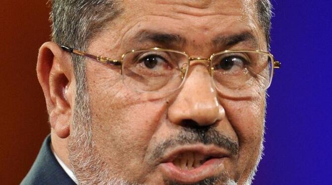 Ägyptens islamistischer Präsident Mohammed Mursi. Foto: epa/Archiv