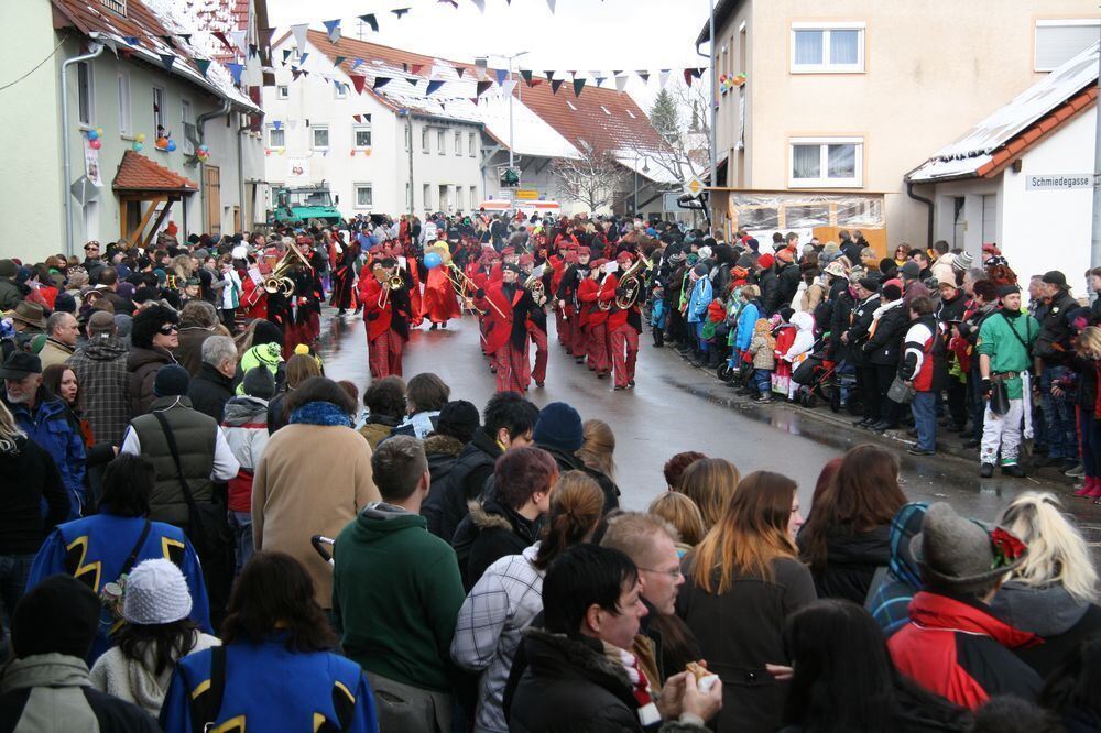 Narrenumzug Oberstetten Februar 2013