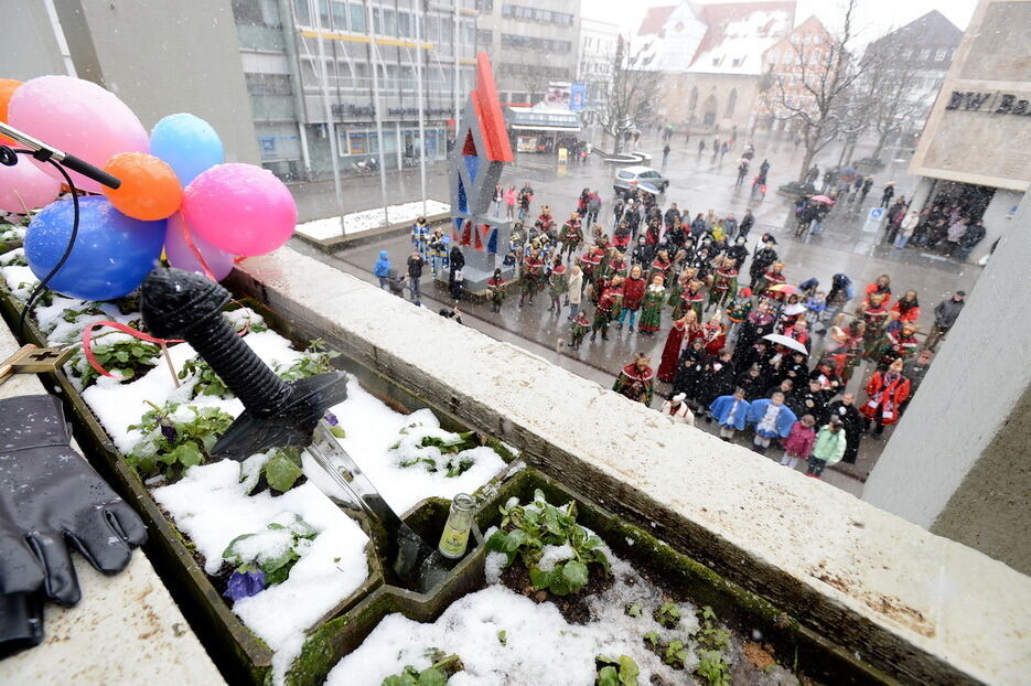 Narrensturm in Reutlingen 2013