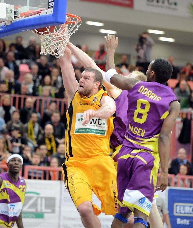 Basketball Walter Tigers Tübingen Phoenix Hagen Februar 2013