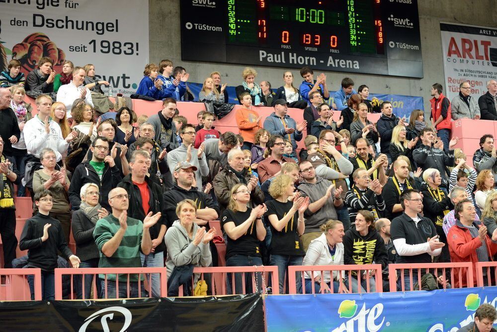 Basketball Walter Tigers Tübingen Phoenix Hagen Februar 2013