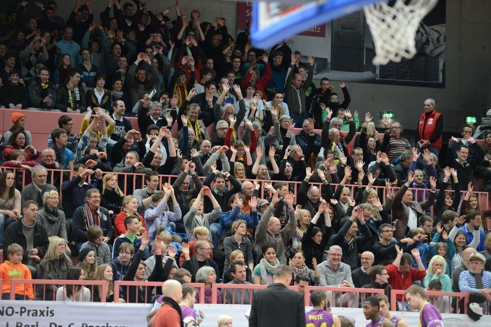 Basketball Walter Tigers Tübingen Phoenix Hagen Februar 2013