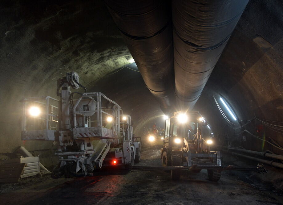 Scheibengipfeltunnel Februar 2013