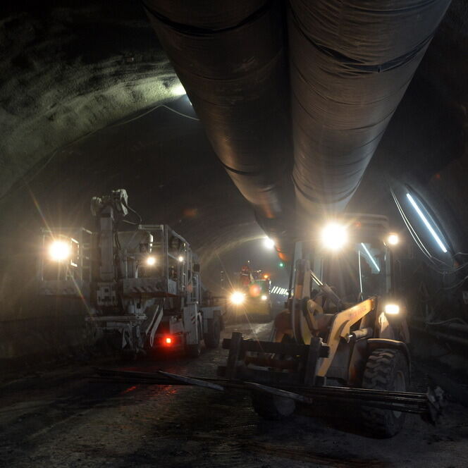 Scheibengipfeltunnel Februar 2013