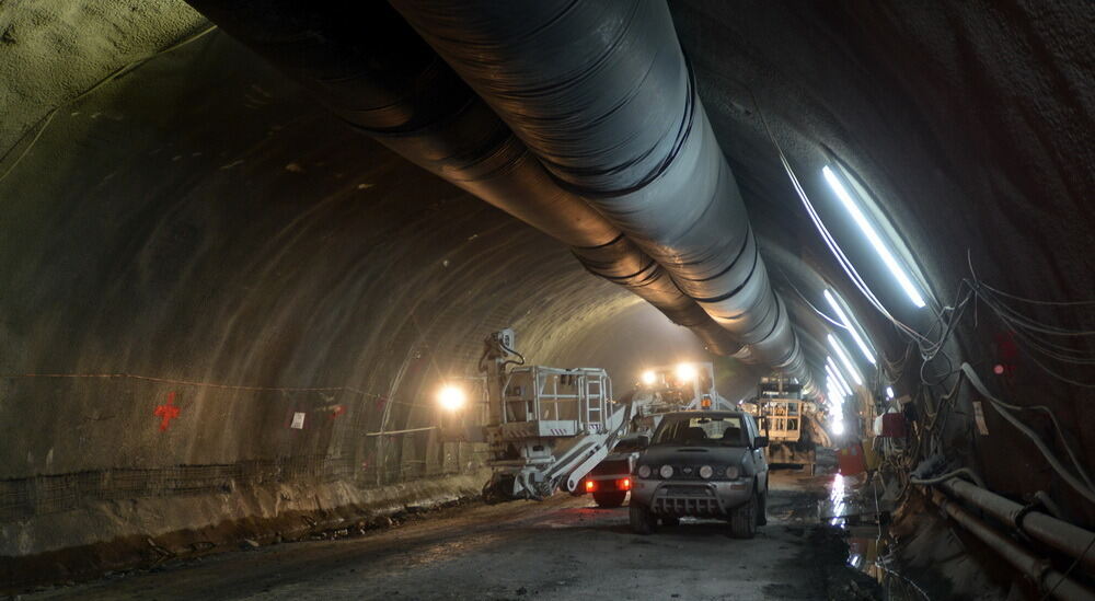 Scheibengipfeltunnel Februar 2013