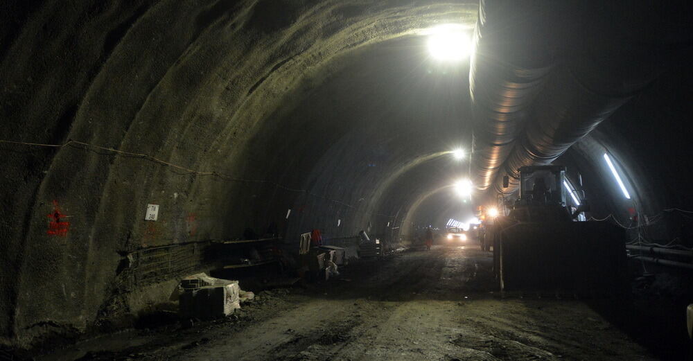 Scheibengipfeltunnel Februar 2013