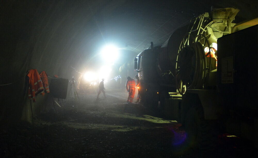 Scheibengipfeltunnel Februar 2013