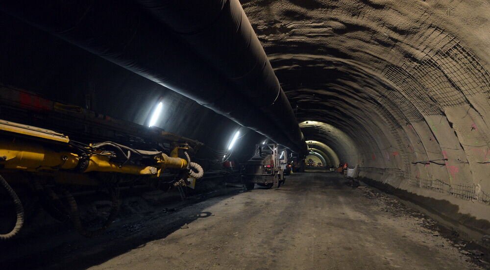 Scheibengipfeltunnel Februar 2013