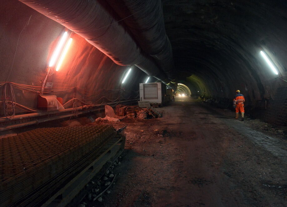 Scheibengipfeltunnel Februar 2013